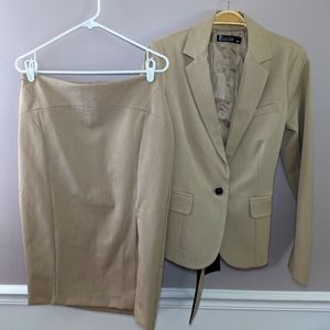 New York and Company beige business suit